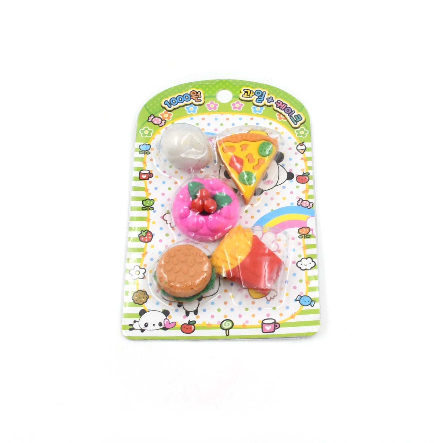 3D Food-Shaped Colorful Eraser Set – Cute Novelty Mini Erasers for Kids (5 Pc Set) 3D Food-Shaped Colorful Eraser Set – Cute Novelty Mini Erasers for Kids (5 Pc Set)